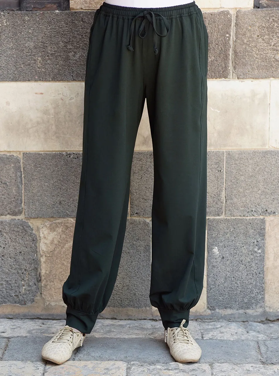 Active Gathered Ankles Pants