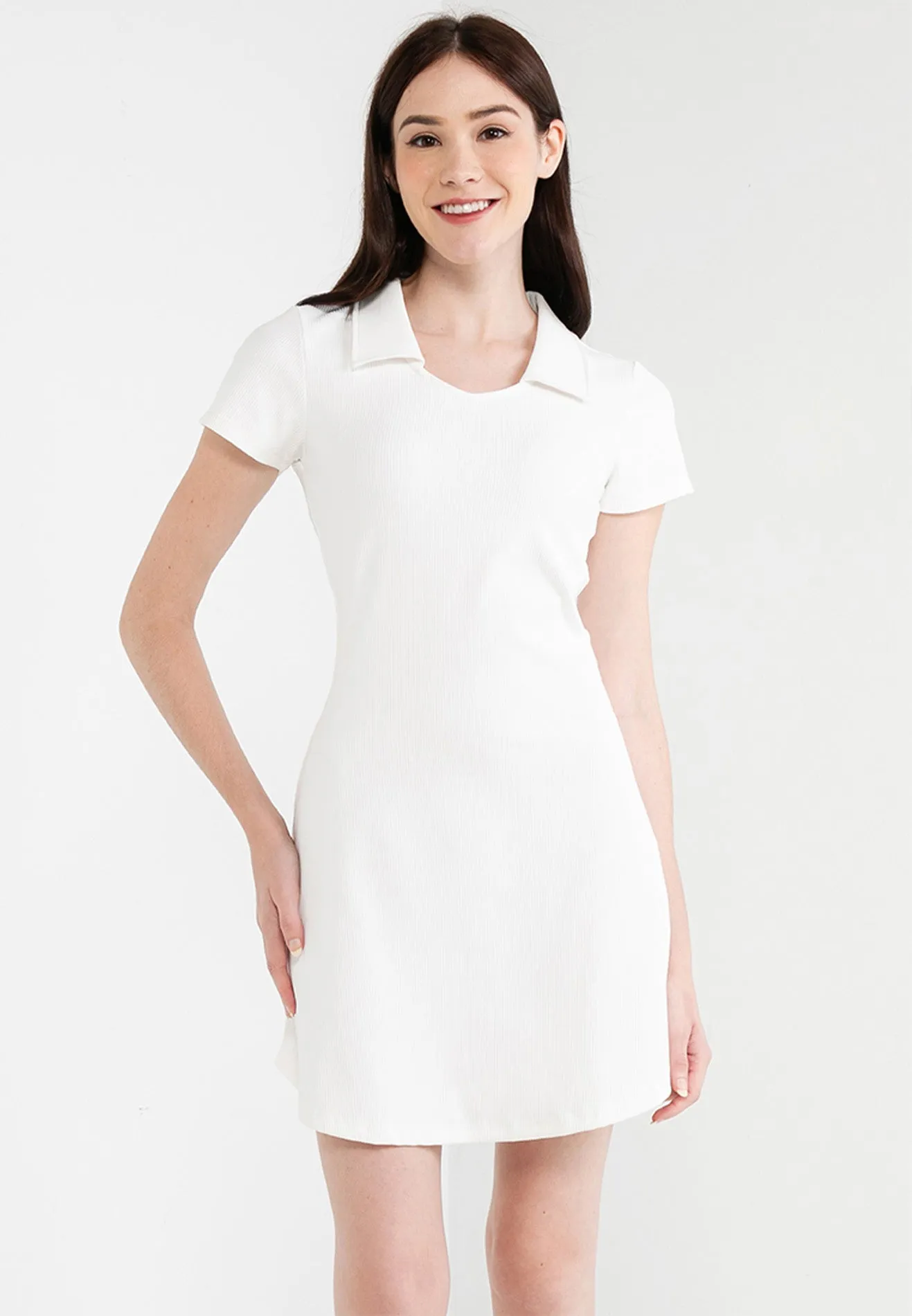 Be Paris Collection: Collared Neck Casual Dress