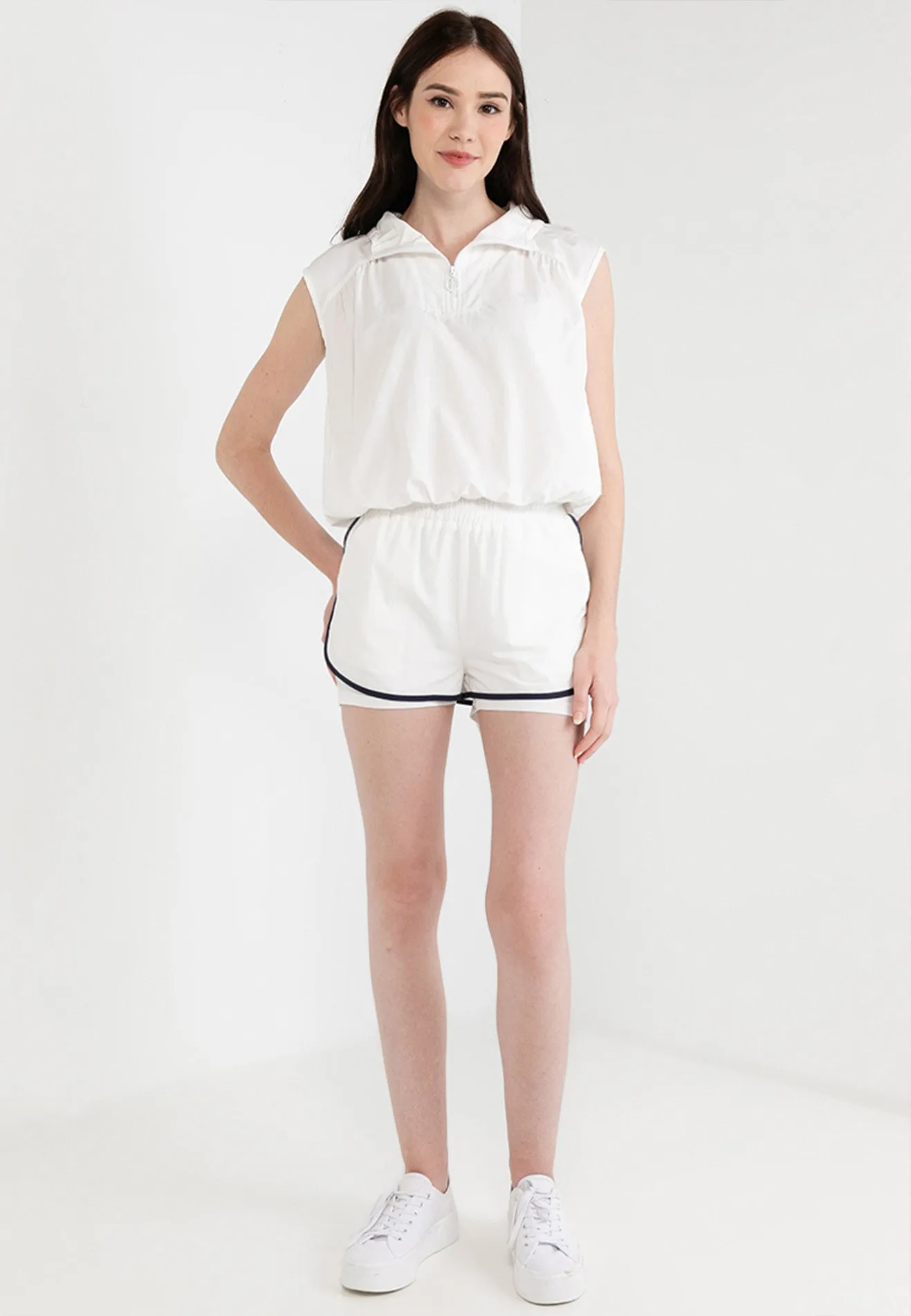Be Paris Collection: Lightweight High Neck Sleeveless Top