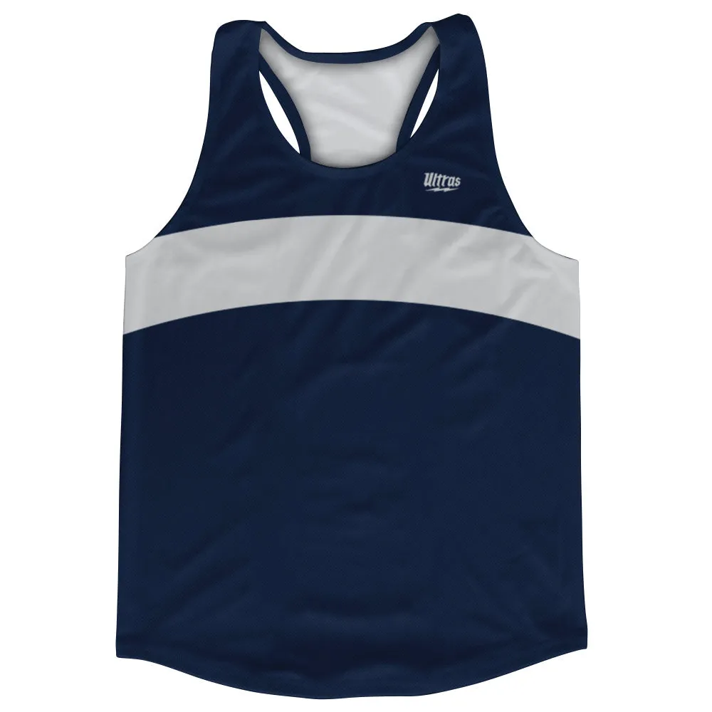 Blue Navy And Grey Medium Running Track Tops Made In USA