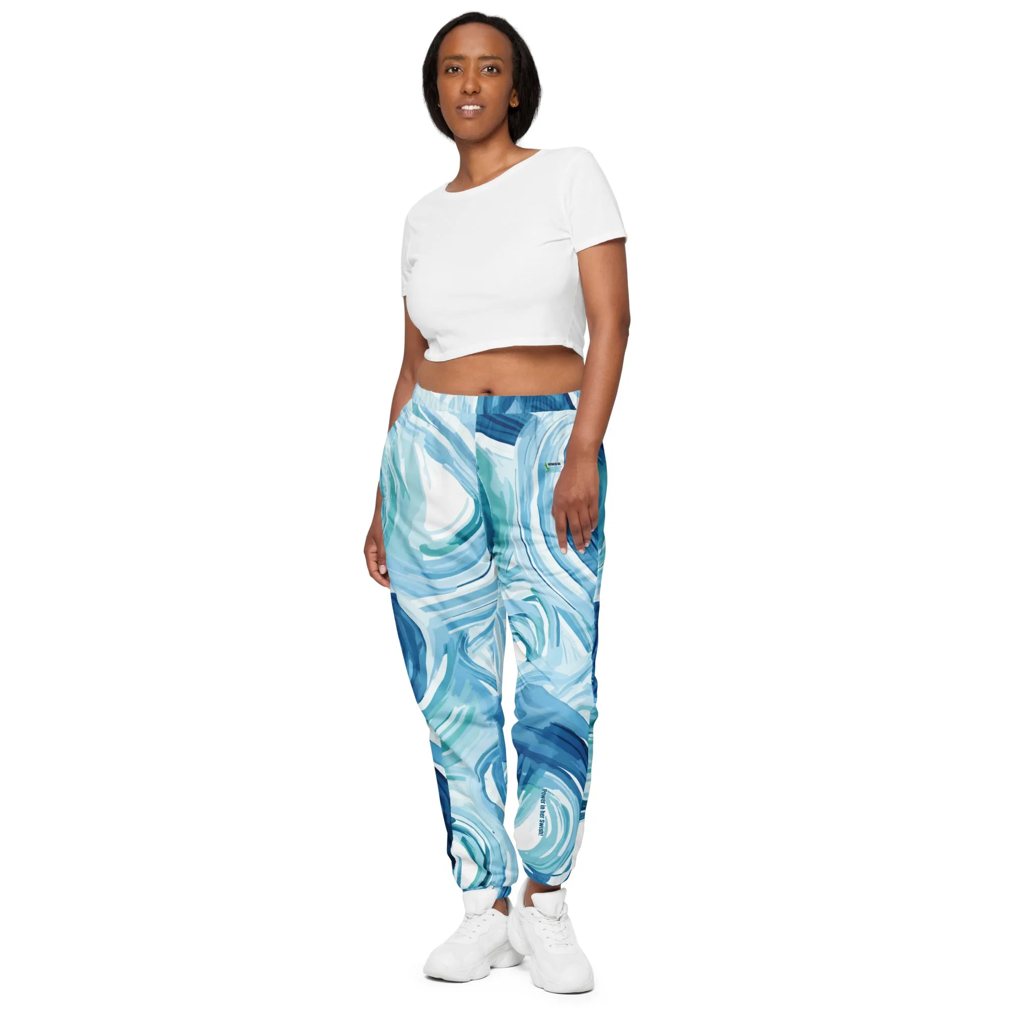 Blue Whirlwind Warmup Pants