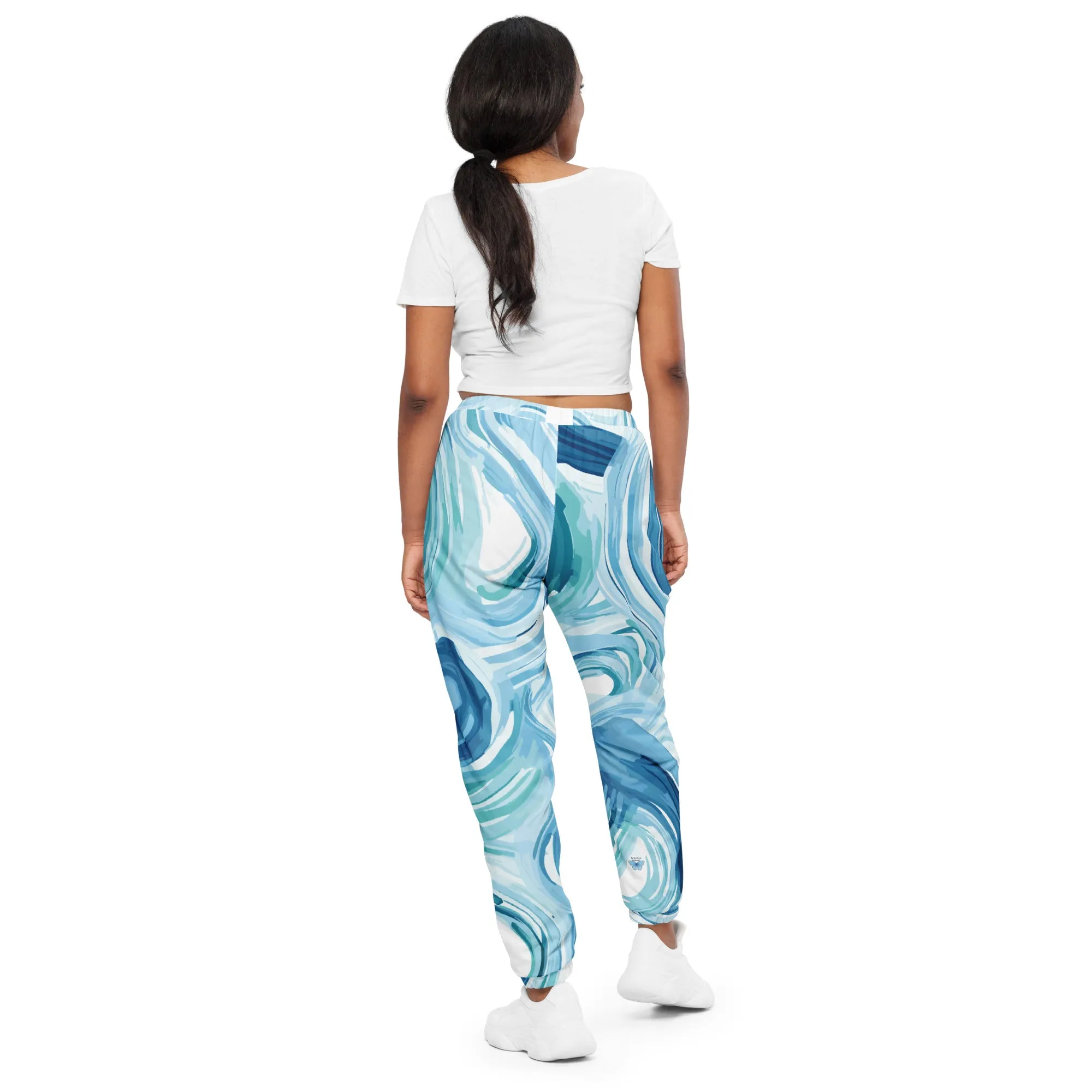 Blue Whirlwind Warmup Pants