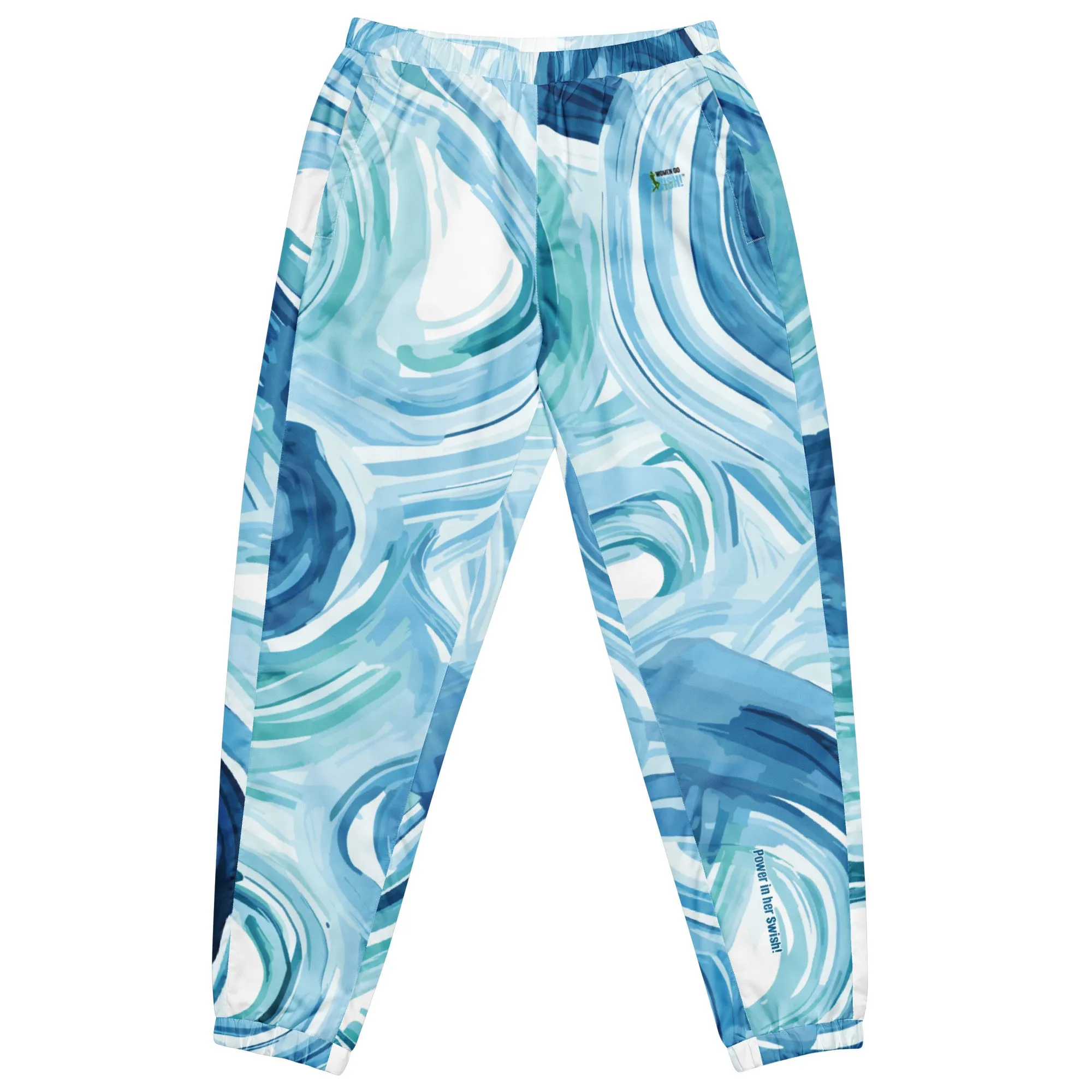Blue Whirlwind Warmup Pants