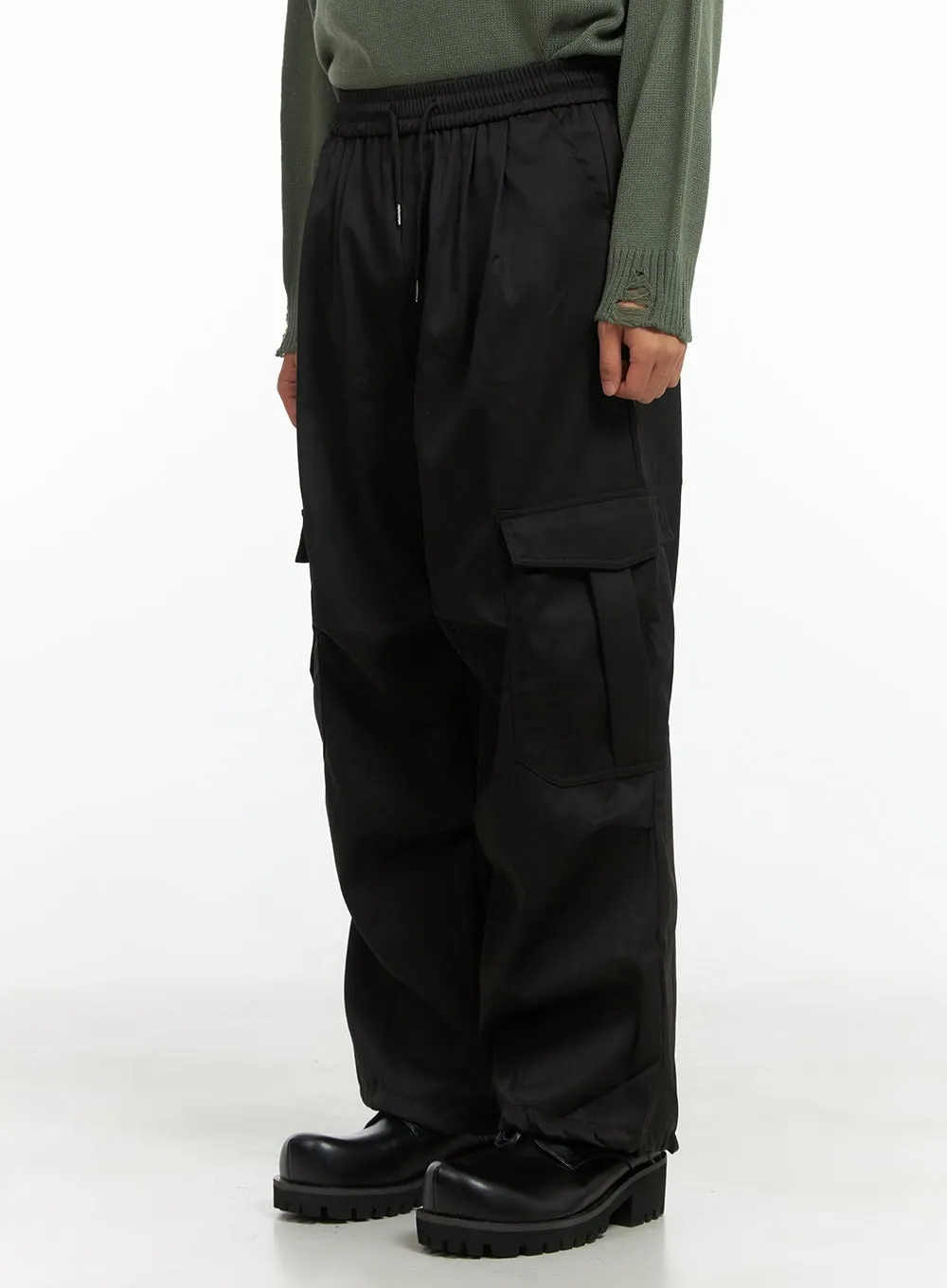 Cargo Chic Wide-Fit Pants CO410