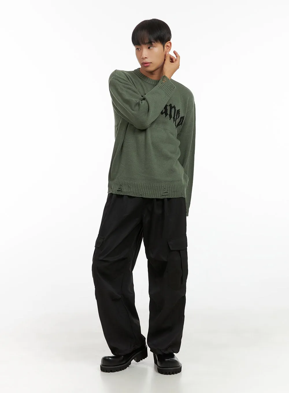 Cargo Chic Wide-Fit Pants CO410