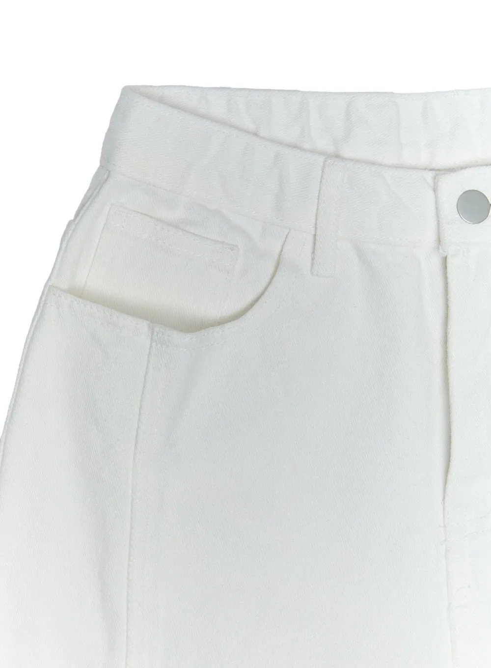 Classic Wide-Leg Cotton Pants IJ530