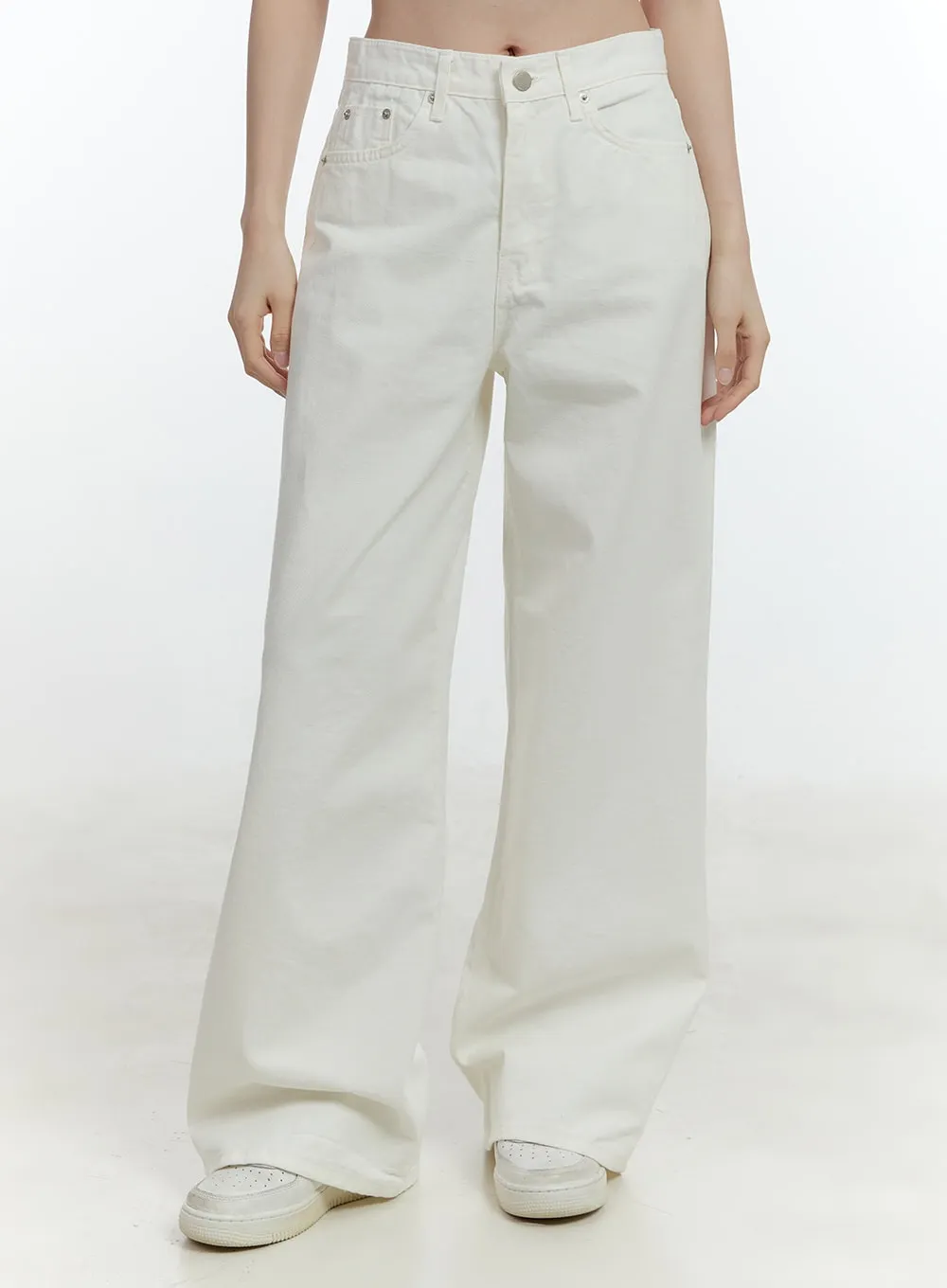 Cotton Wide-Leg Pants CF503