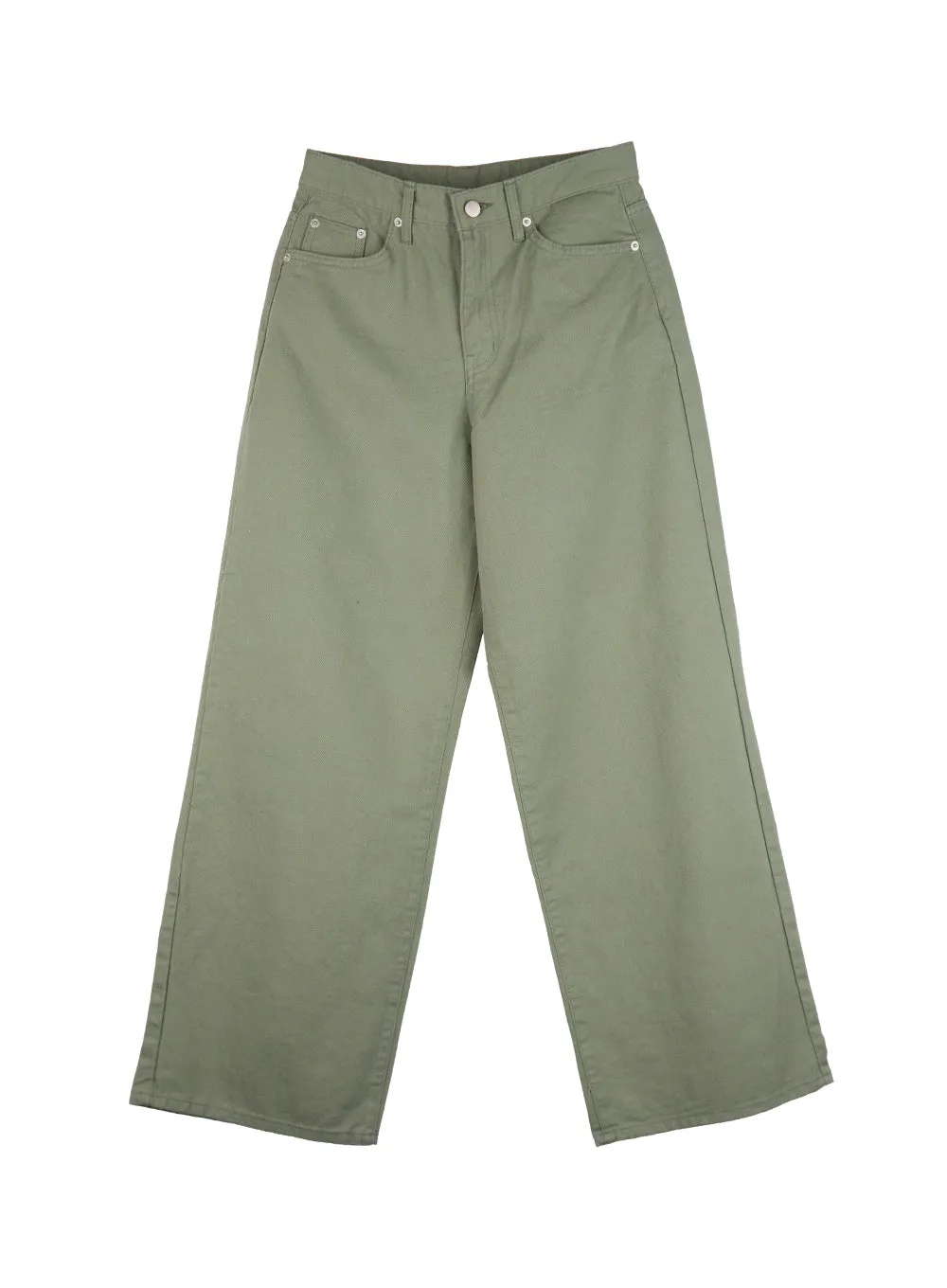 Cotton Wide-Leg Pants CF503