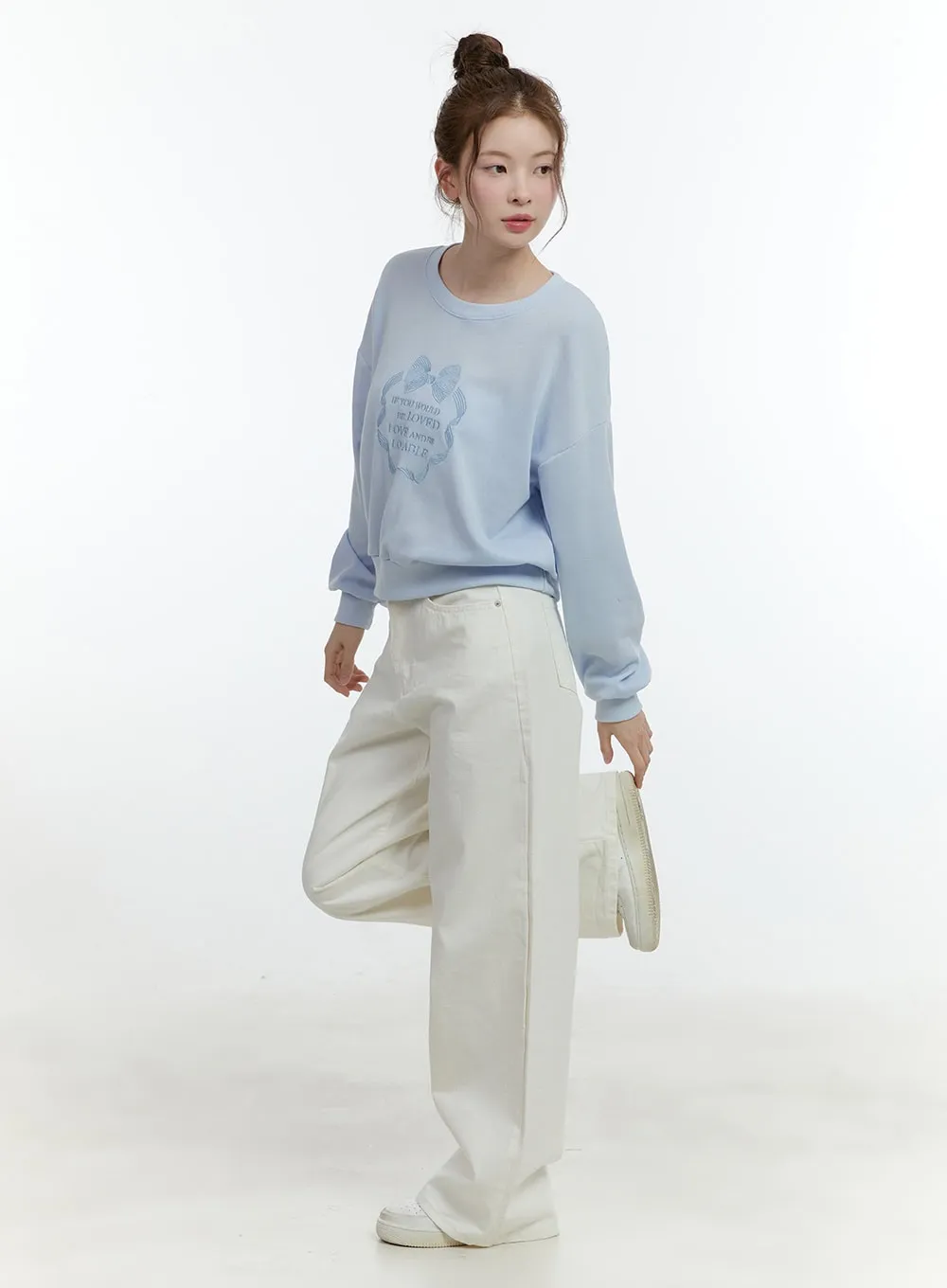 Cotton Wide-Leg Pants CF503