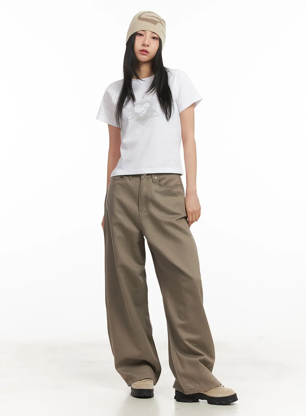 Cotton Wide-Leg Pants CM504