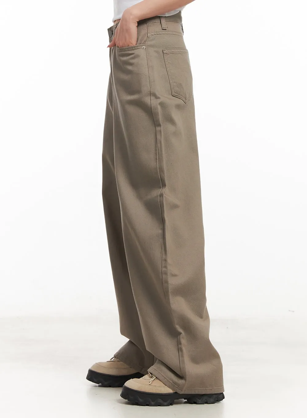 Cotton Wide-Leg Pants CM504