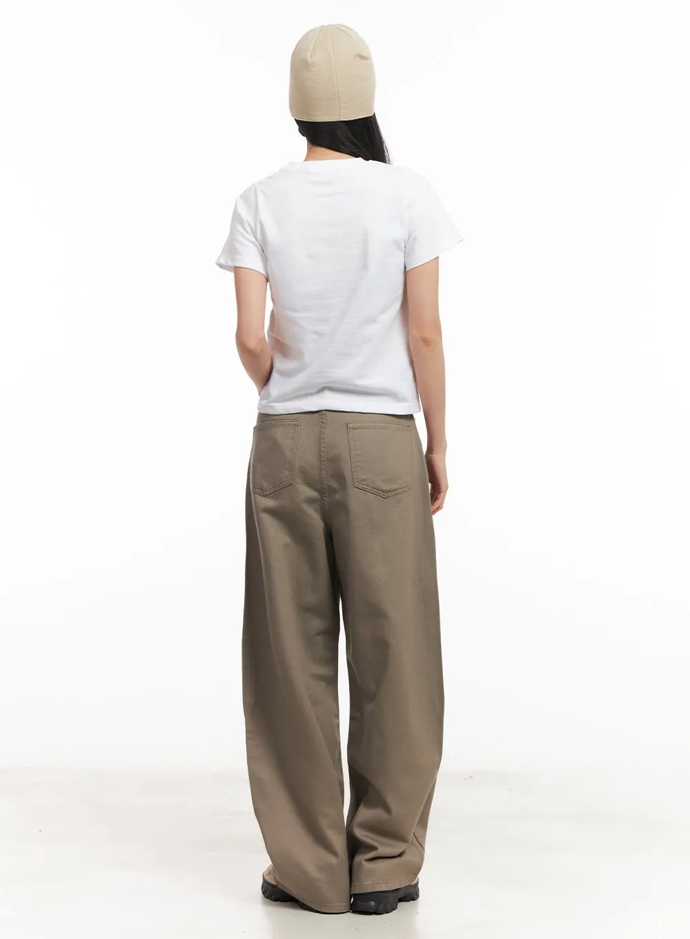 Cotton Wide-Leg Pants CM504
