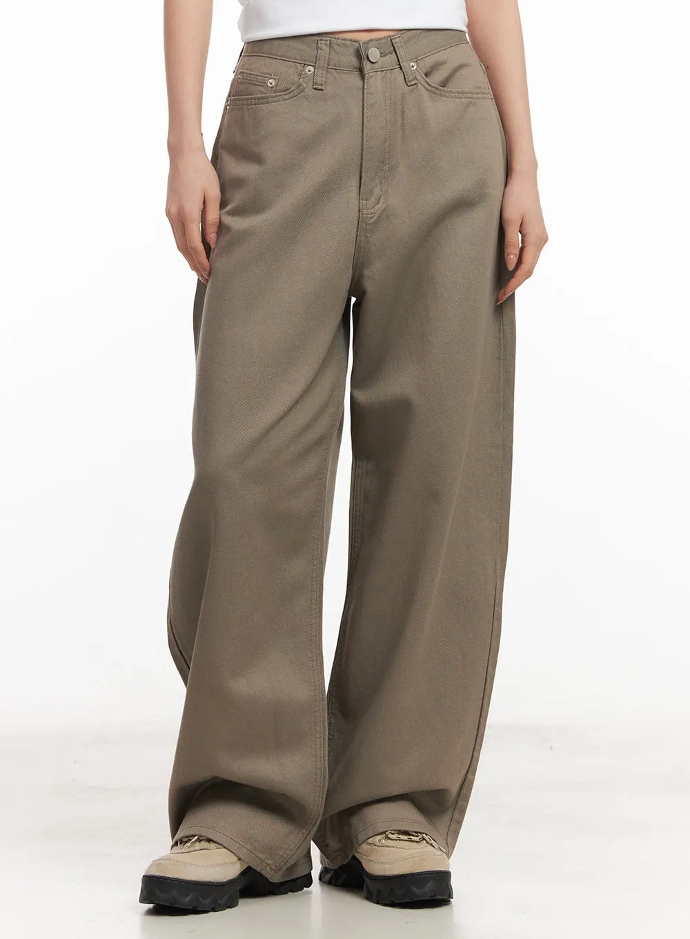 Cotton Wide-Leg Pants CM504