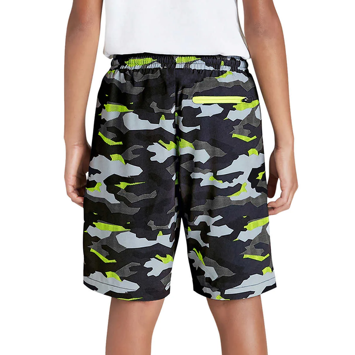 Eddie Bauer Big Boy's 2-pack Youth Hybrid Quick Dry Mesh Lined Casual Active Shorts