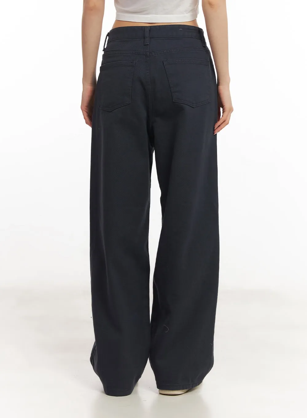 Essential Cotton Wide-Leg Pants CA503