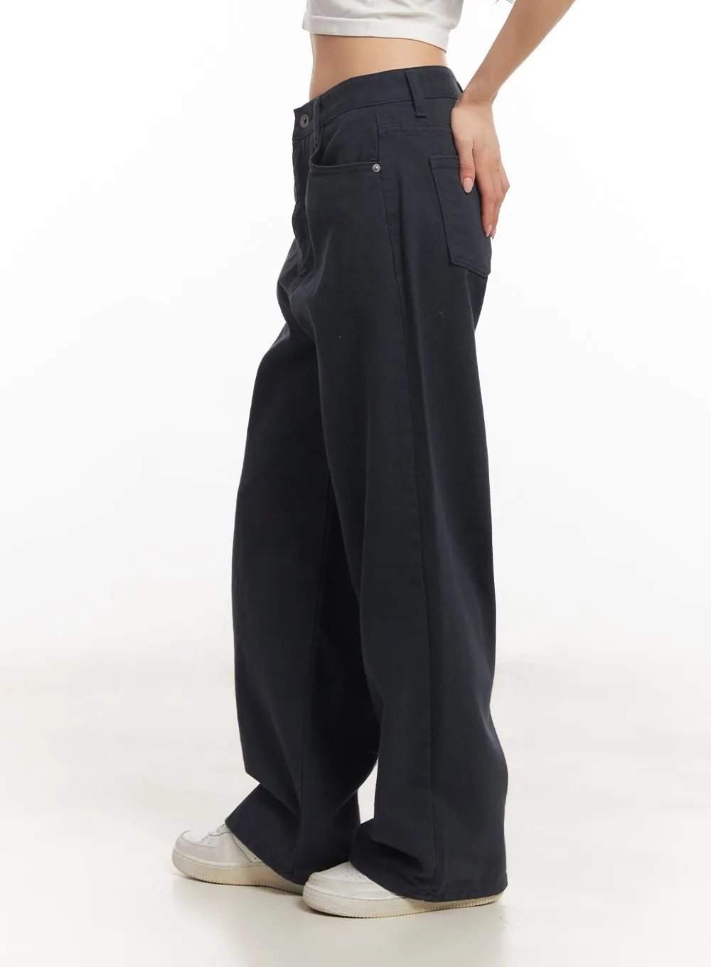 Essential Cotton Wide-Leg Pants CA503