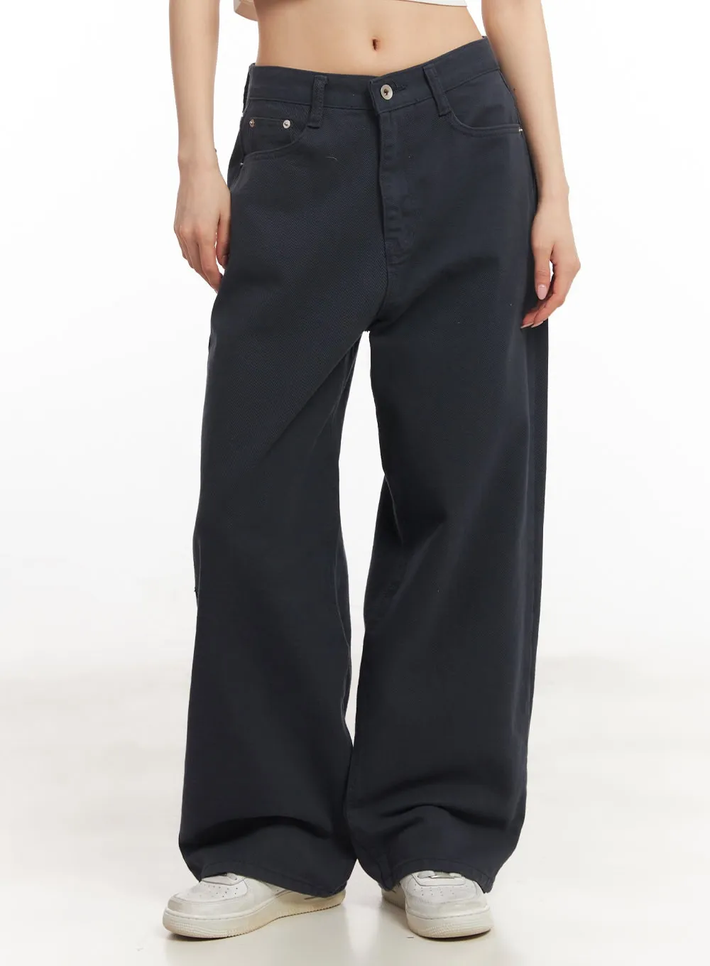 Essential Cotton Wide-Leg Pants CA503