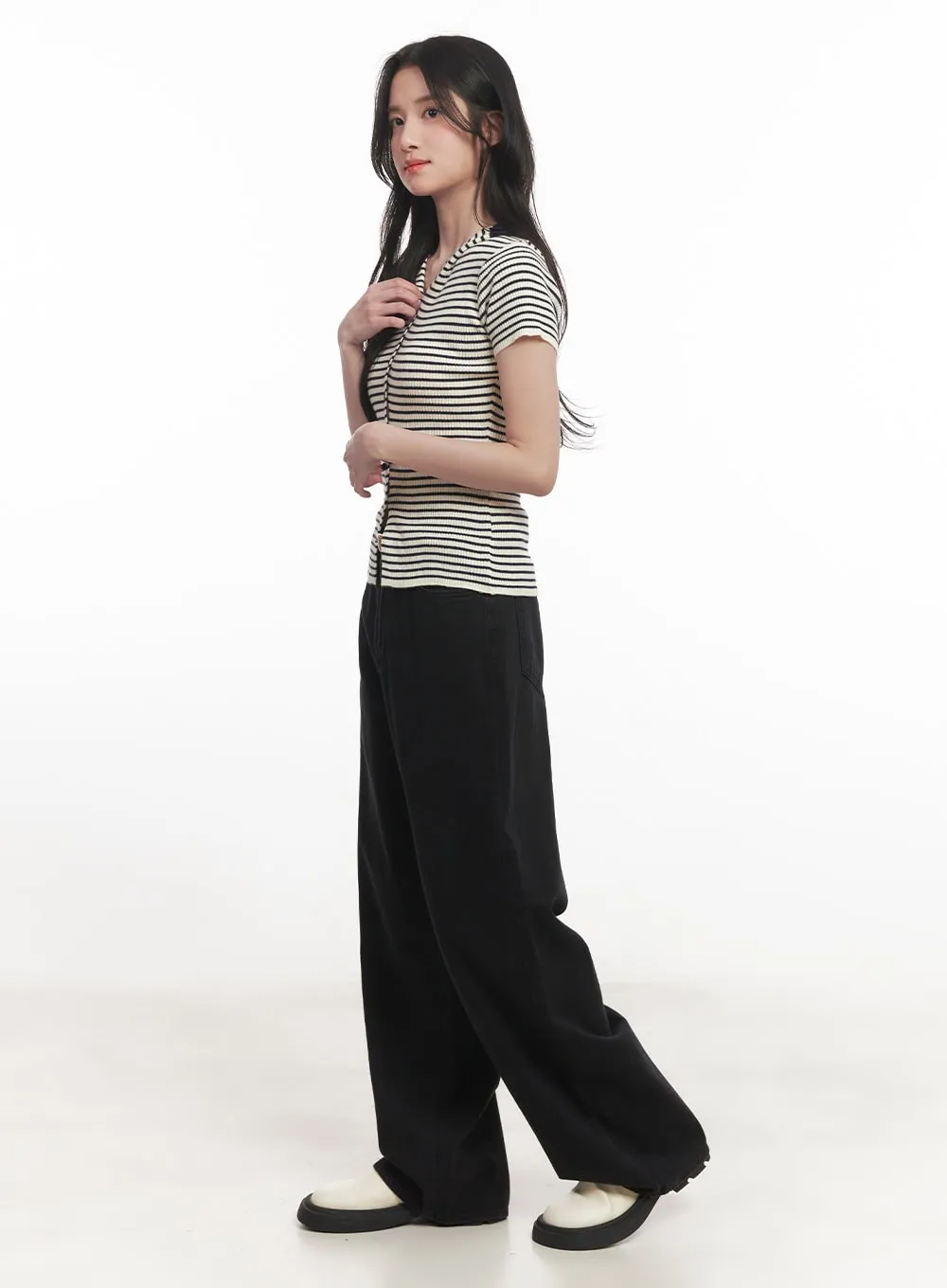 Essential Cotton Wide-Leg Pants CA511