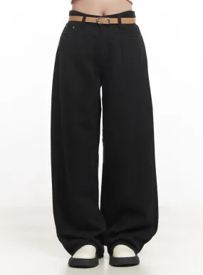Essential Cotton Wide-Leg Pants CA511