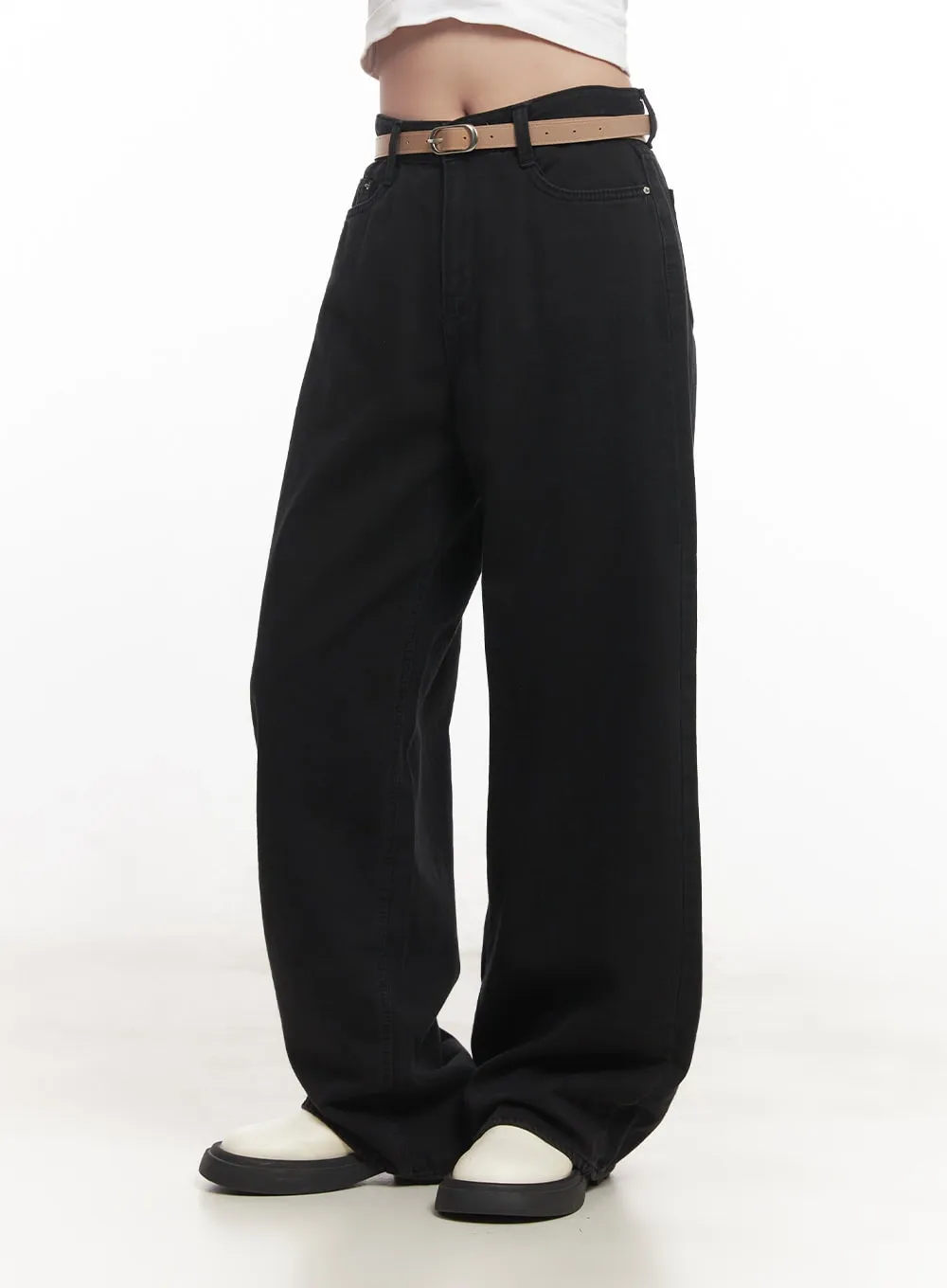 Essential Cotton Wide-Leg Pants CA511