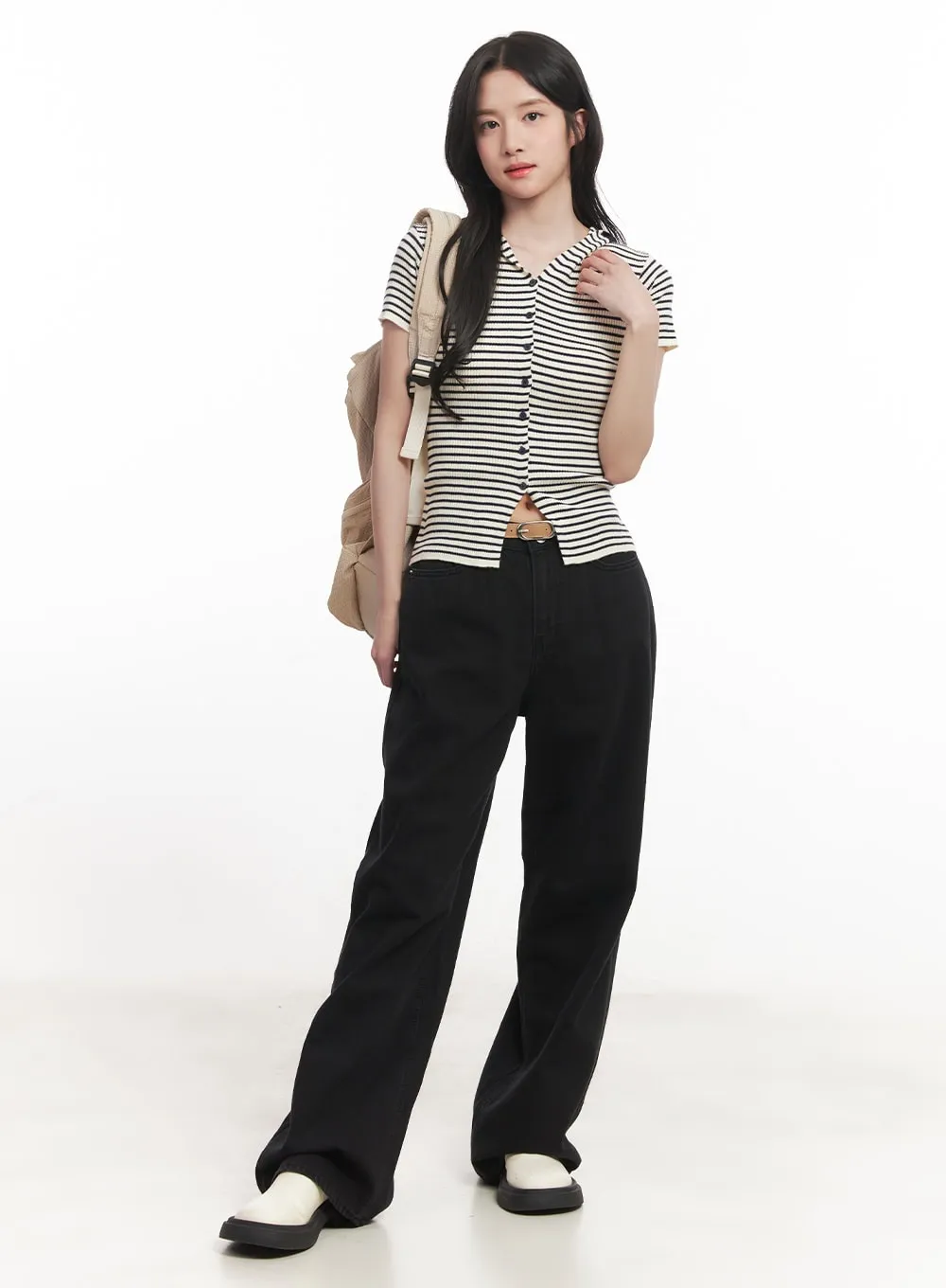 Essential Cotton Wide-Leg Pants CA511