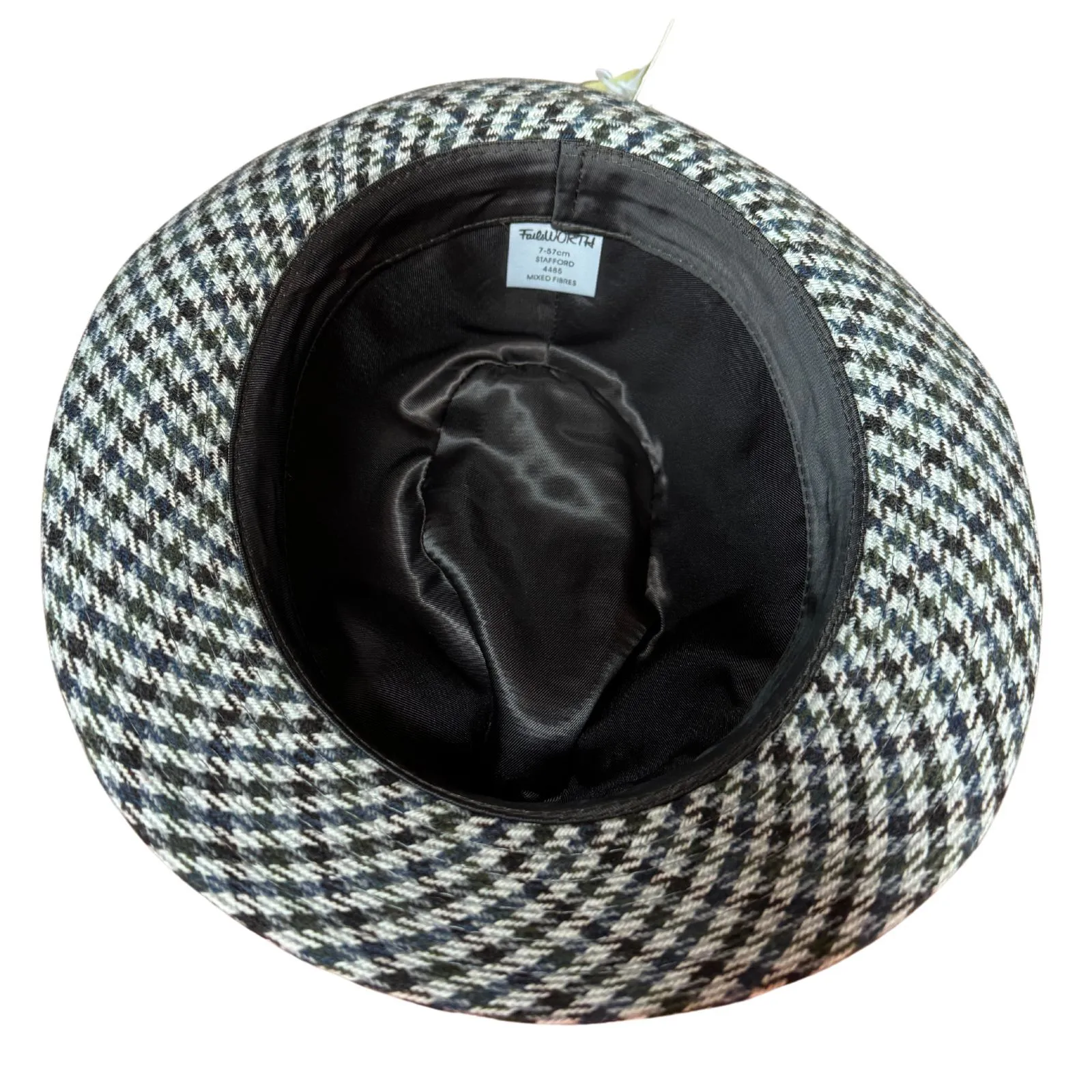 Failsworth Stafford Tweed Hat Trilby Wool Blend Winter Made in UK Snap Brim - Mixed Tweed