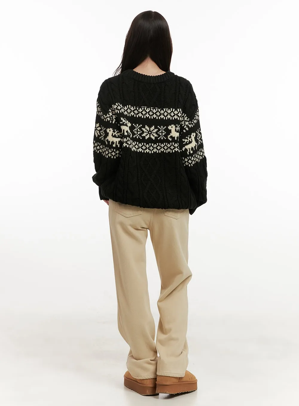Isolde Solid Cotton Straight Fit Pants ON429