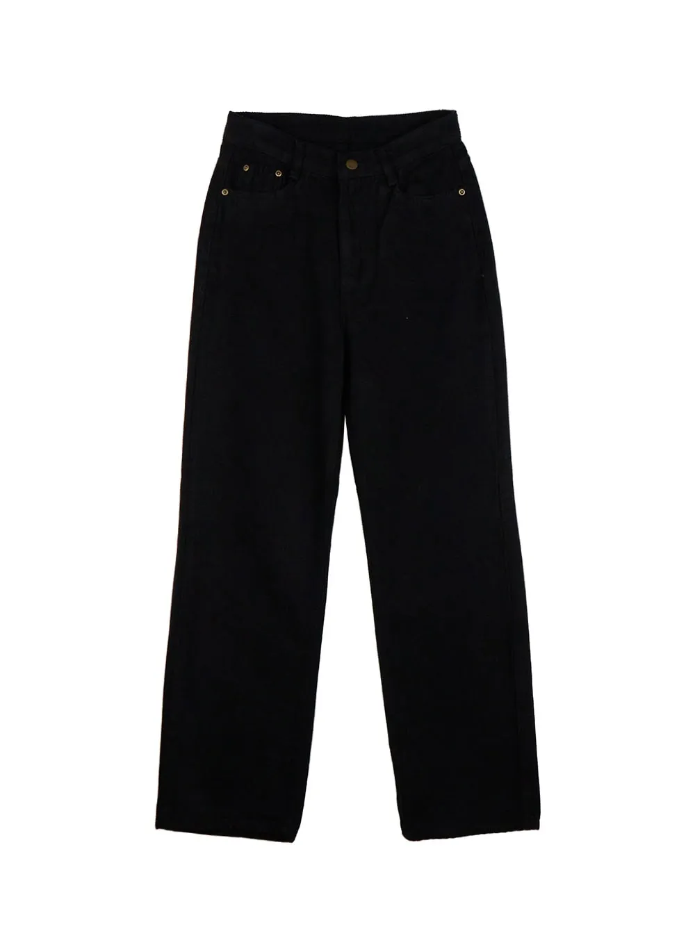 Isolde Solid Cotton Straight Fit Pants ON429