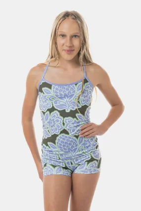 Kalani Luxe Singlet - Skye