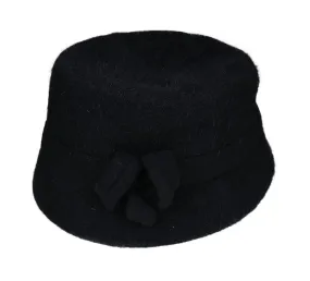 Ladies Bucket Hat Cloche with Knot on Band