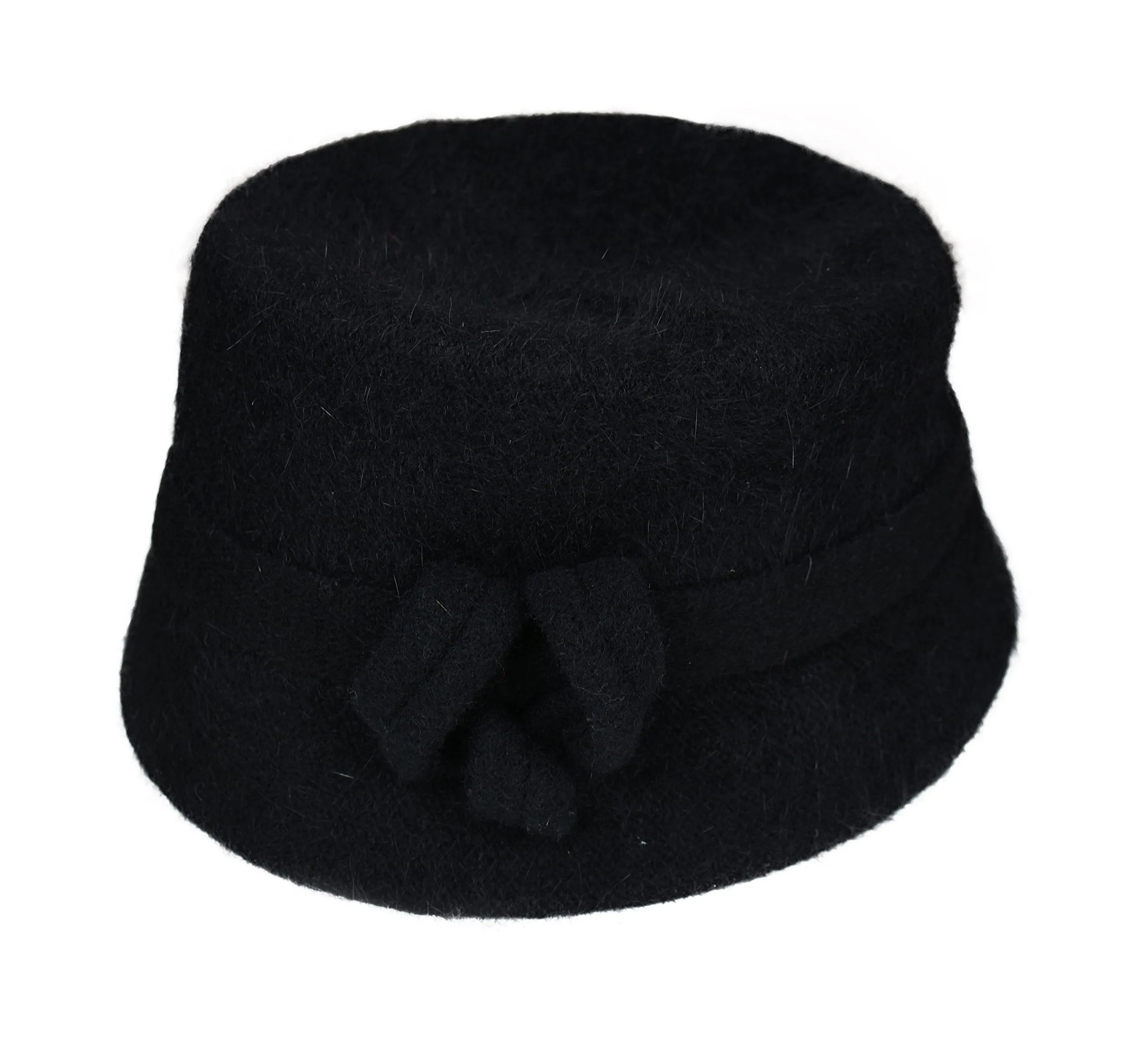 Ladies Bucket Hat Cloche with Knot on Band