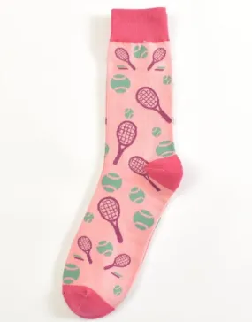 SF178 Pink Tennis Socks