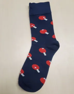 SF233 Navy Blue Ping Pong Socks