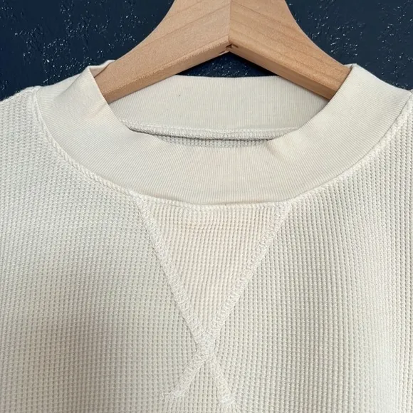 SzS MATE the Label Organic Thermal Boxy Crop Long Sleeve