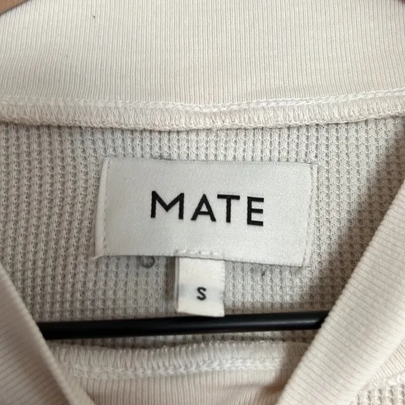 SzS MATE the Label Organic Thermal Boxy Crop Long Sleeve