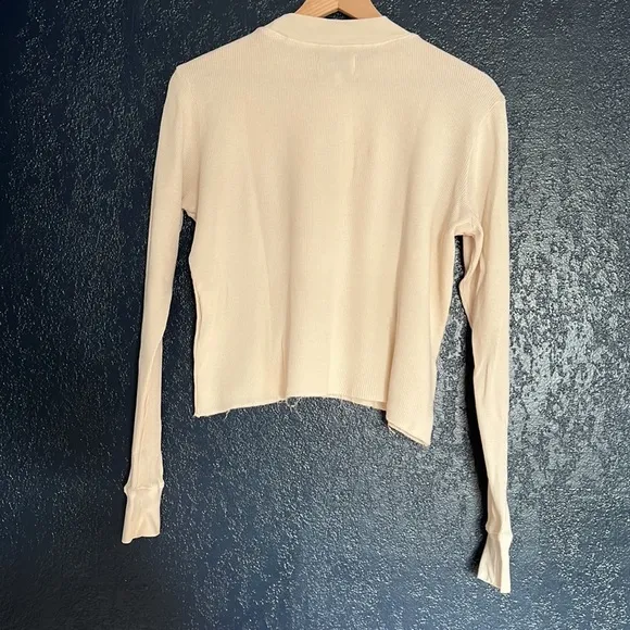 SzS MATE the Label Organic Thermal Boxy Crop Long Sleeve